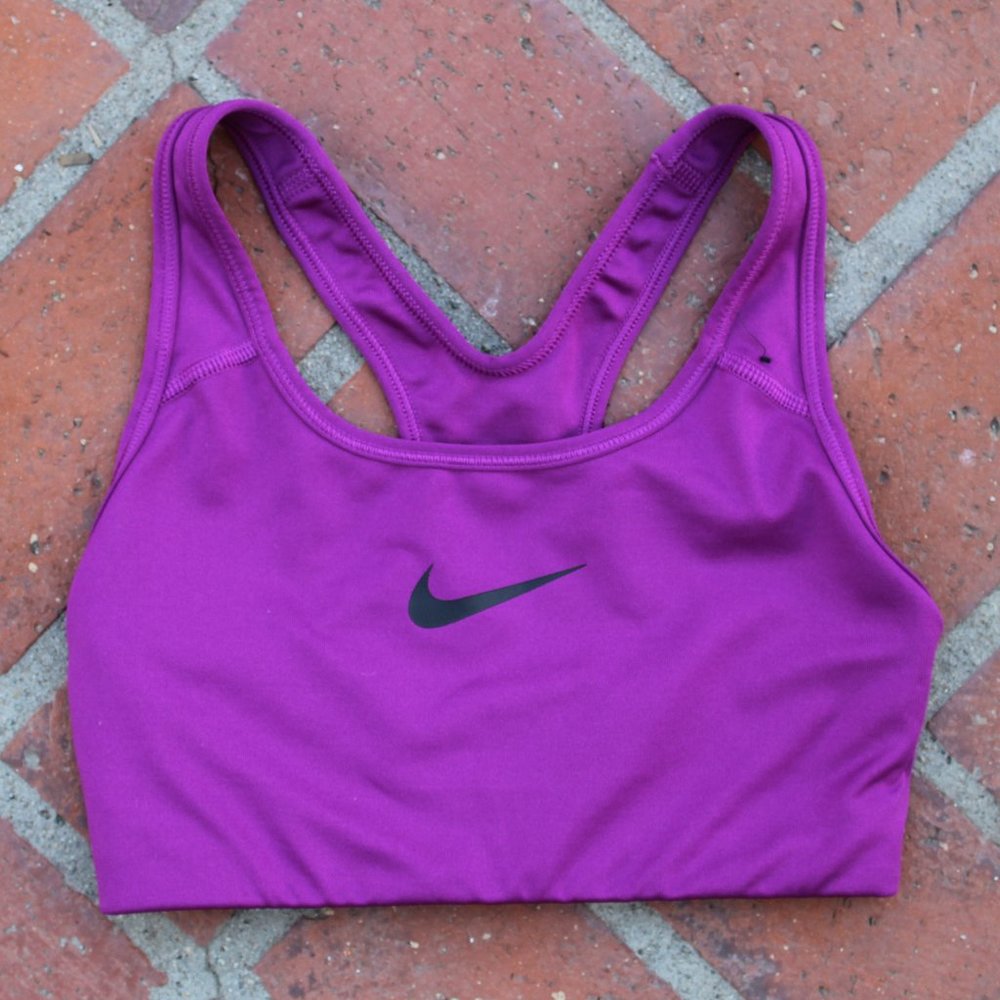 Purple Nike Pro Sports Bra